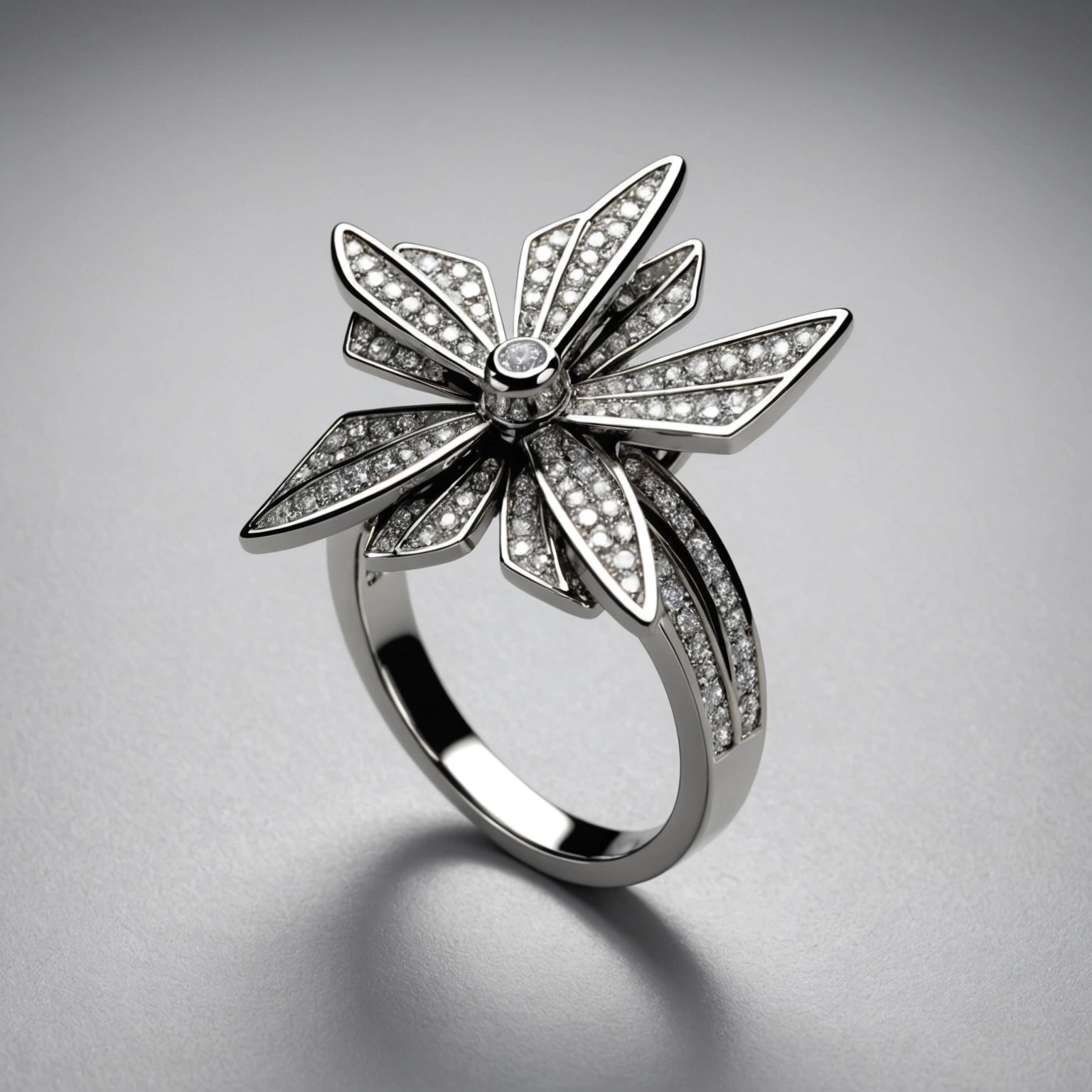 Windmill Diamond Ring