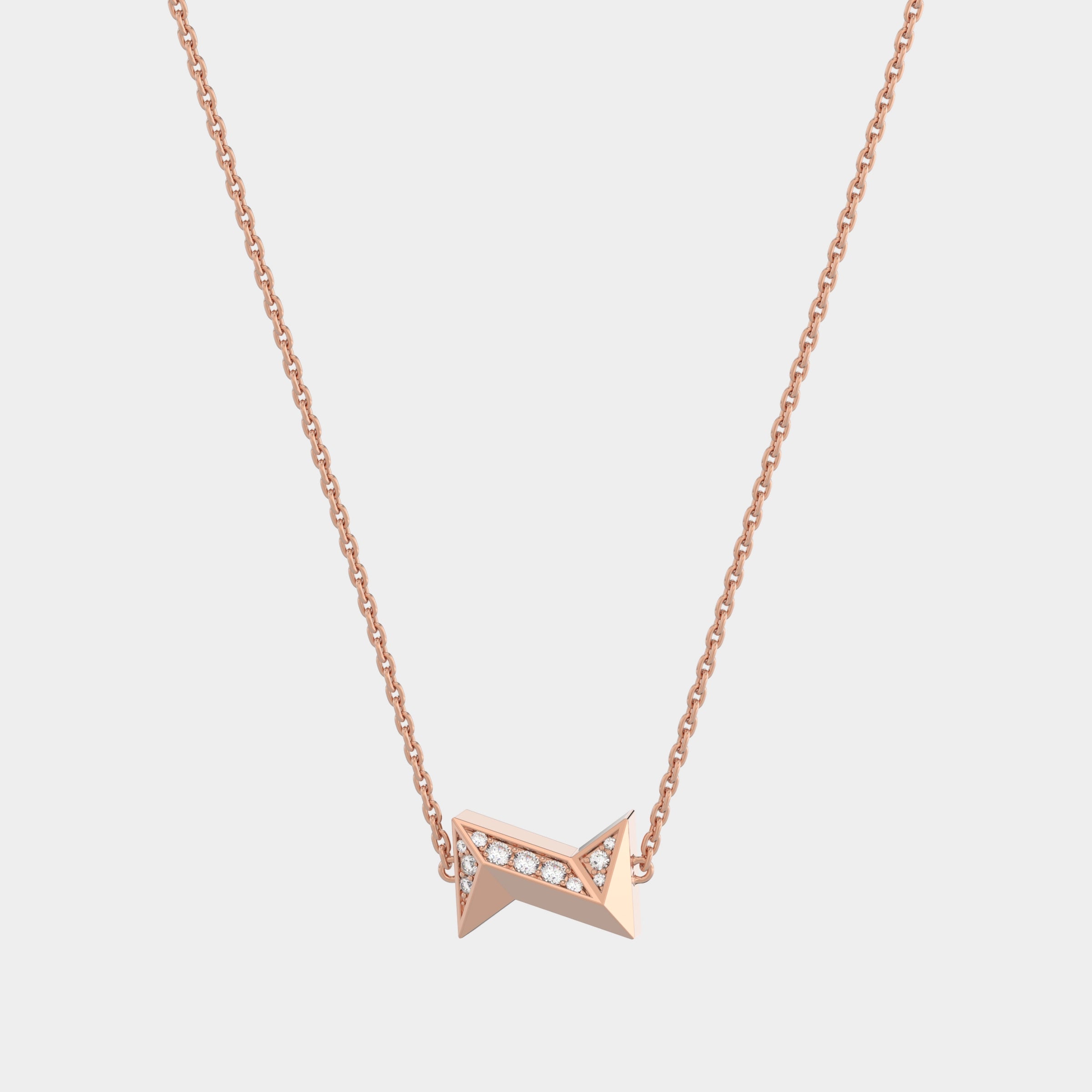 Visionate Dainty Necklace, Diamond