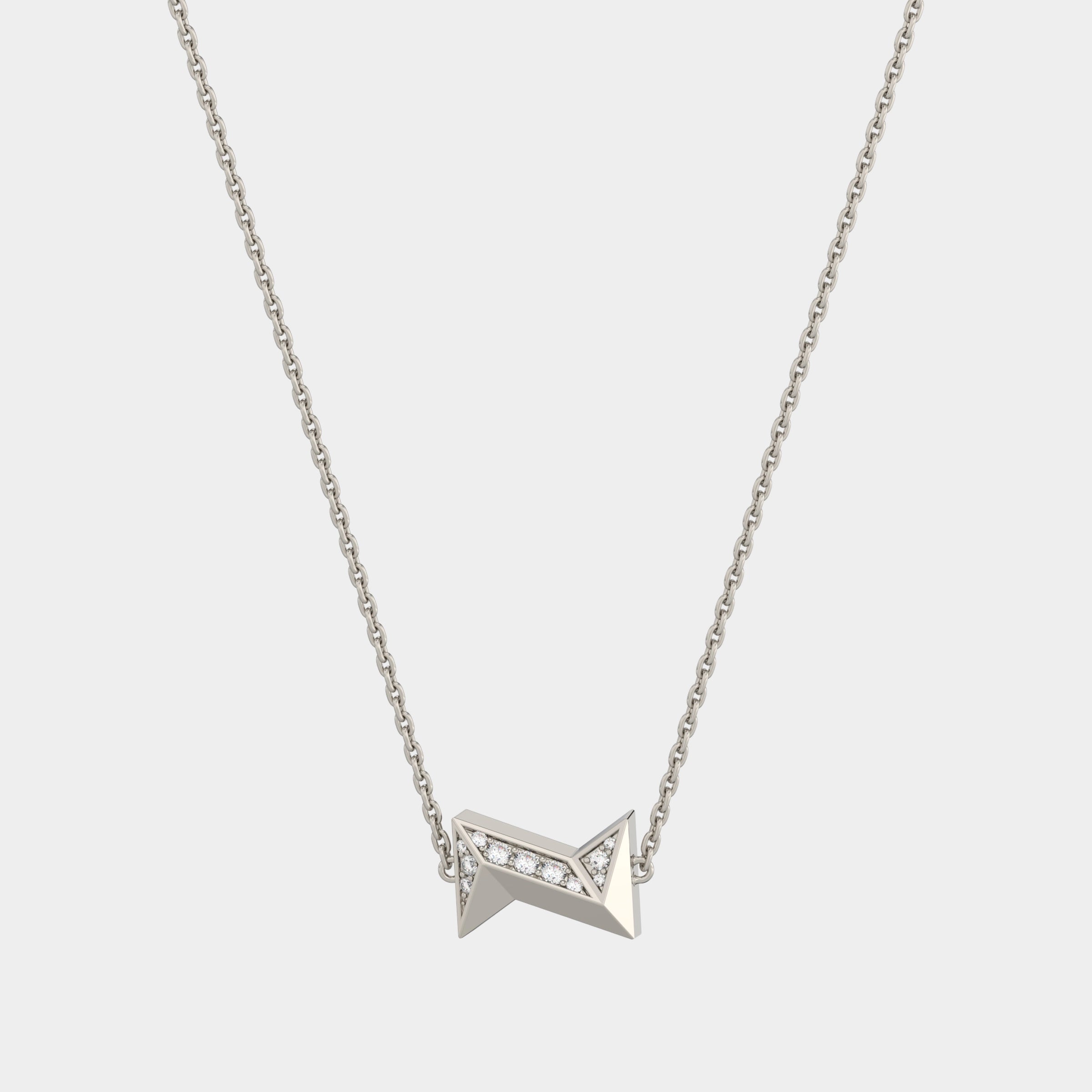 Visionate Dainty Necklace, Diamond