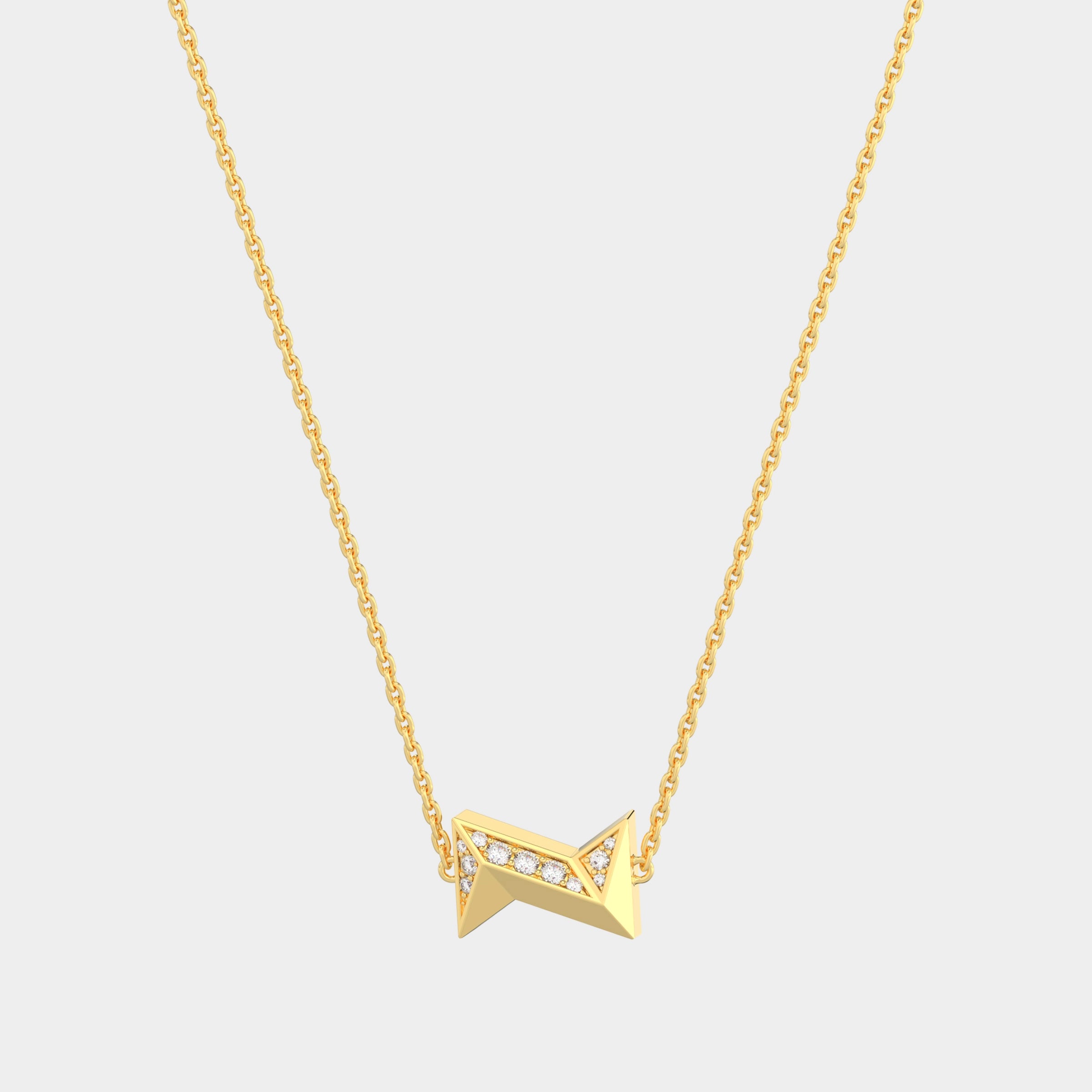 Visionate Dainty Necklace, Diamond