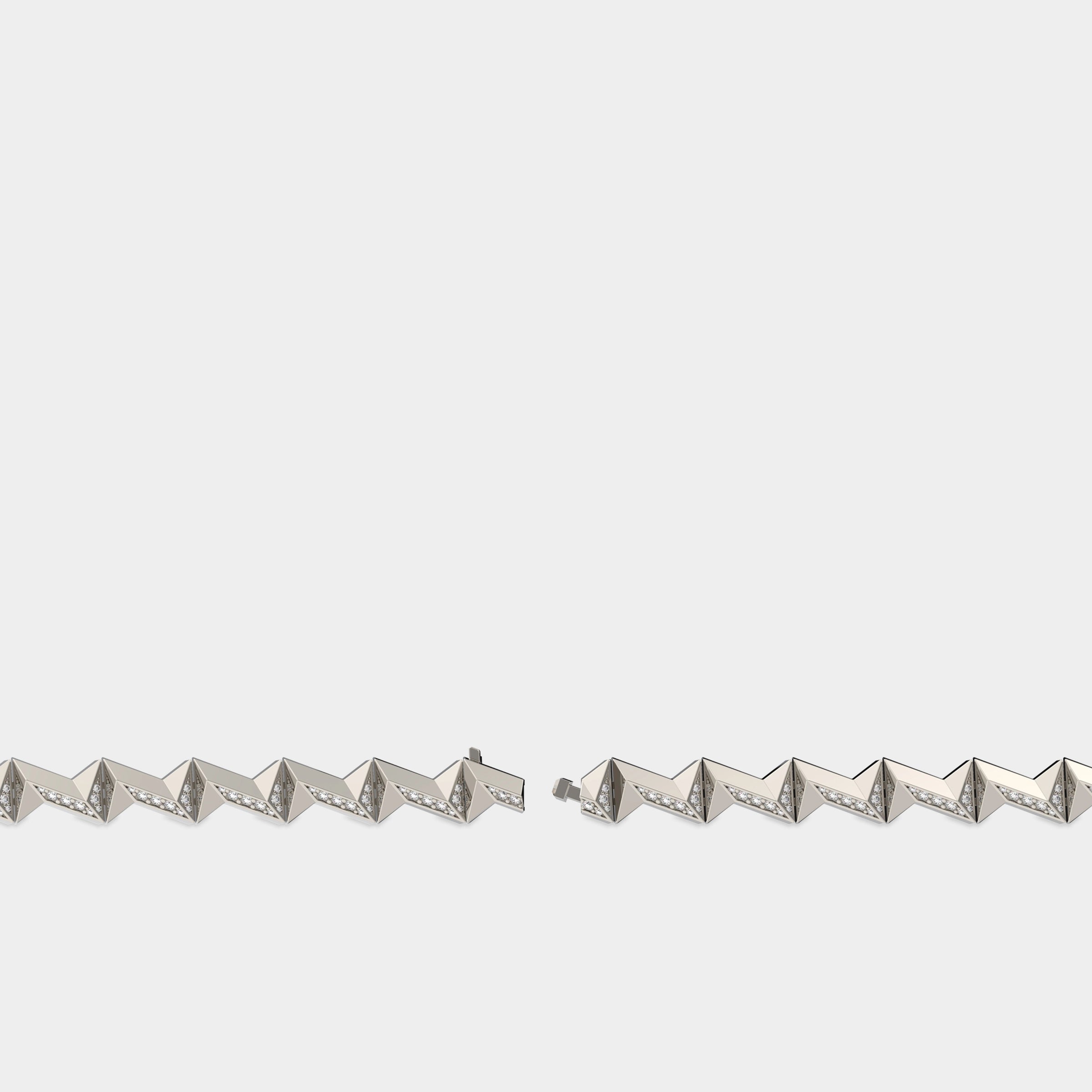 Visionate Signature Bracelet, Diamond