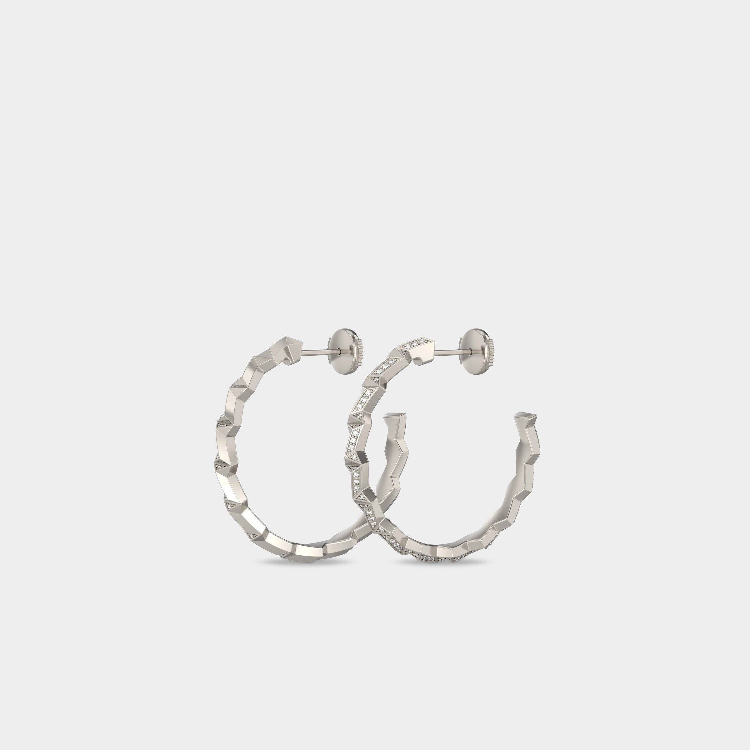 Visionate Signature Earrings, Diamond